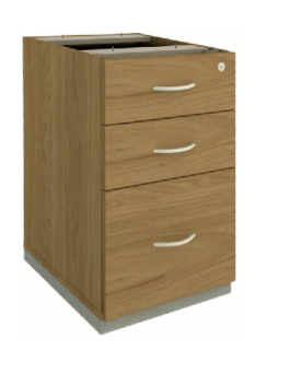 Gaveteiro Pedestal 2 Gavetas + Pasta 30 X 48 (IP)